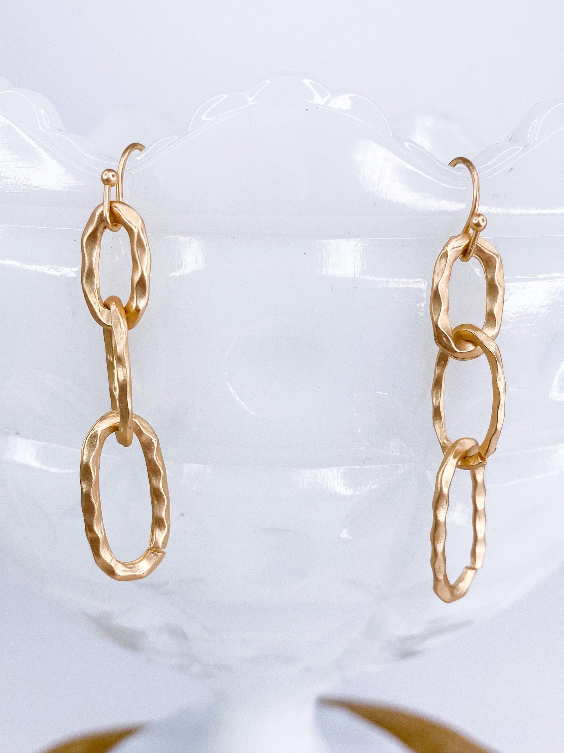Necklaces Matte Link Earring