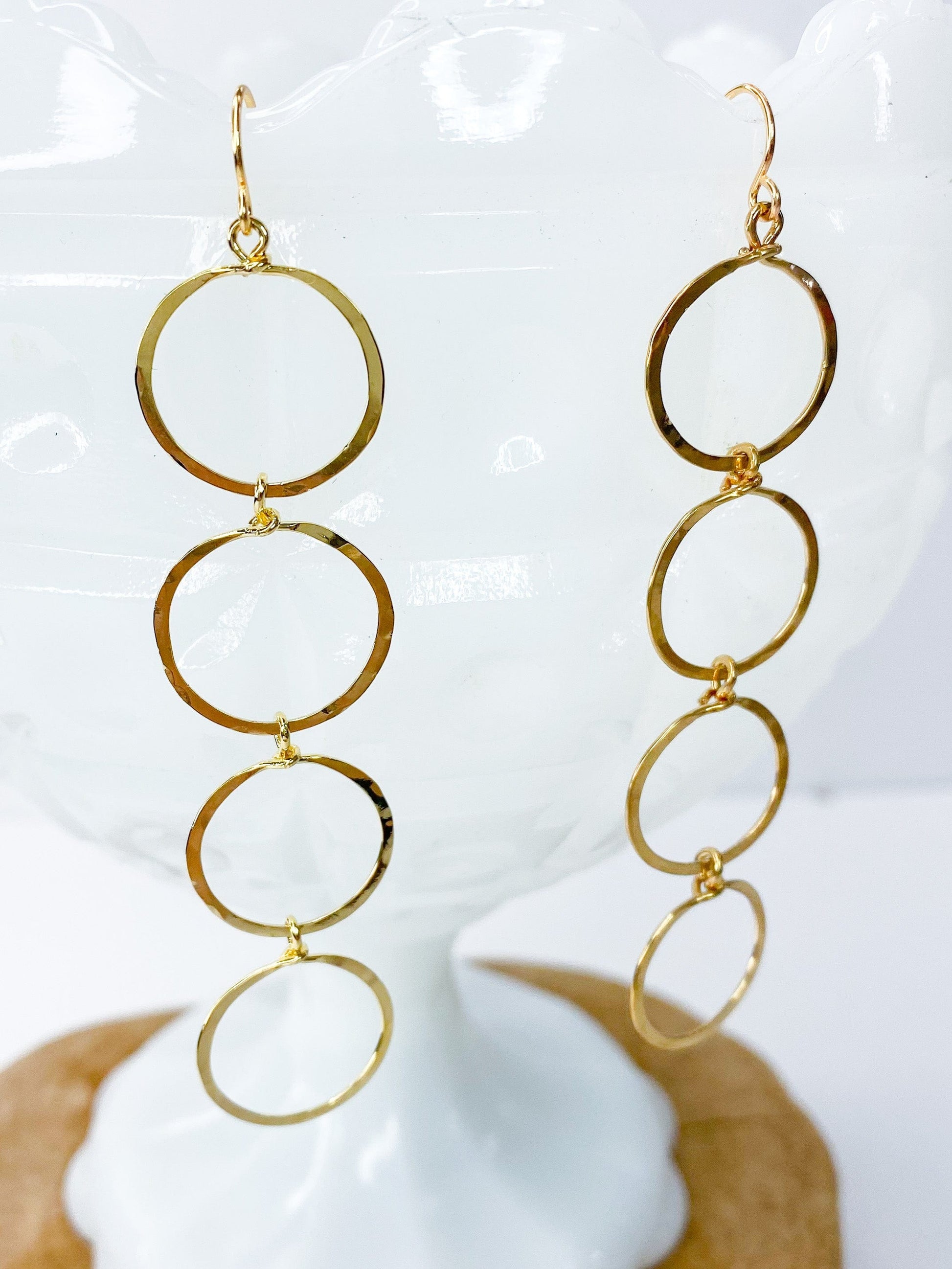 Earrings Quad Hoop Dangle Earring