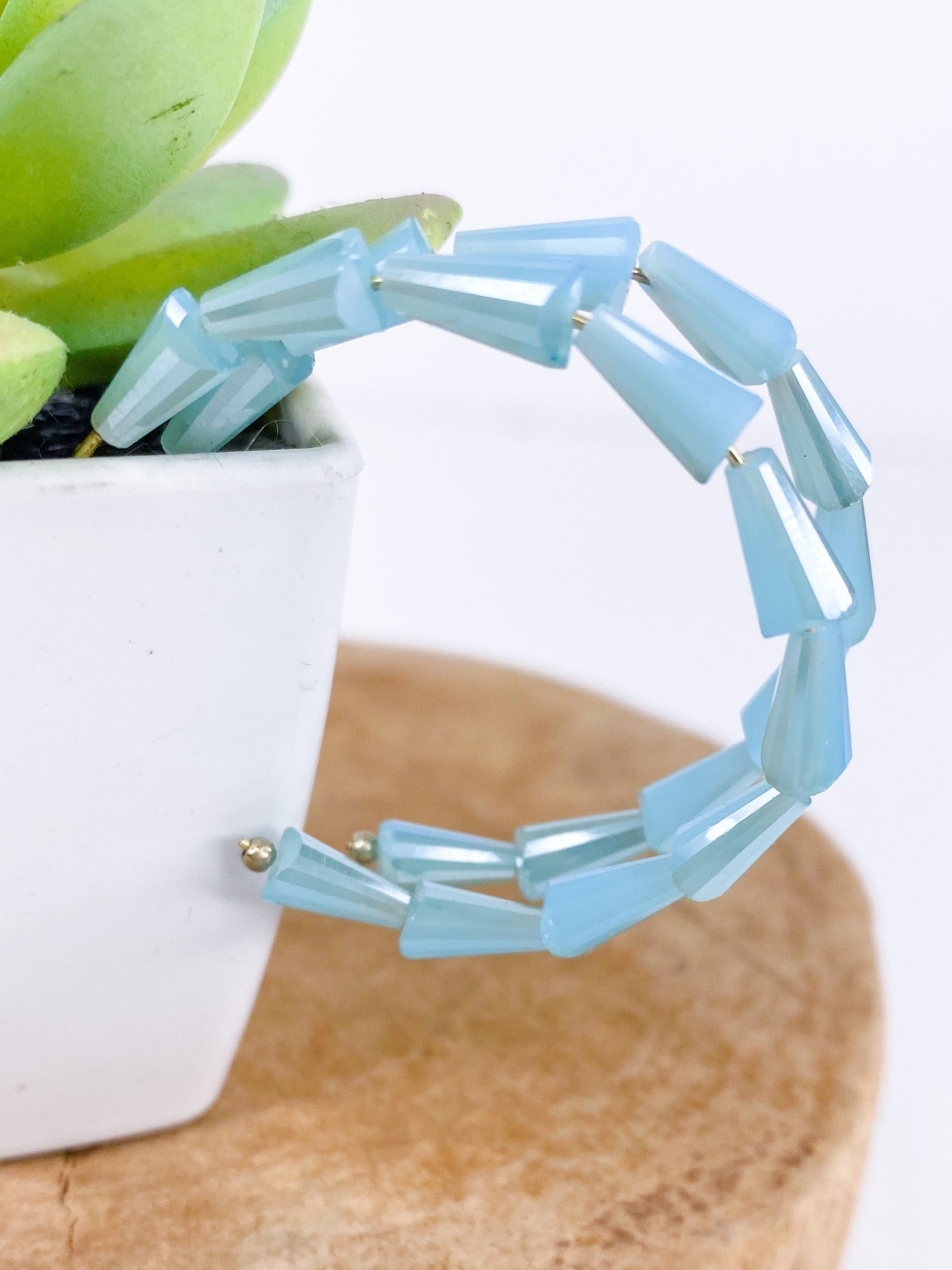 Earrings Seaglass Hoop