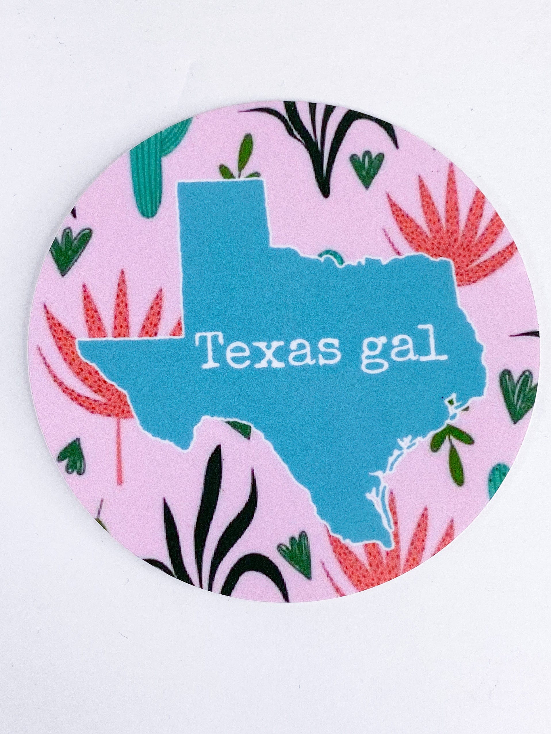 Other Goodies Fun Vinyl Stickers Texas Gal Cactus
