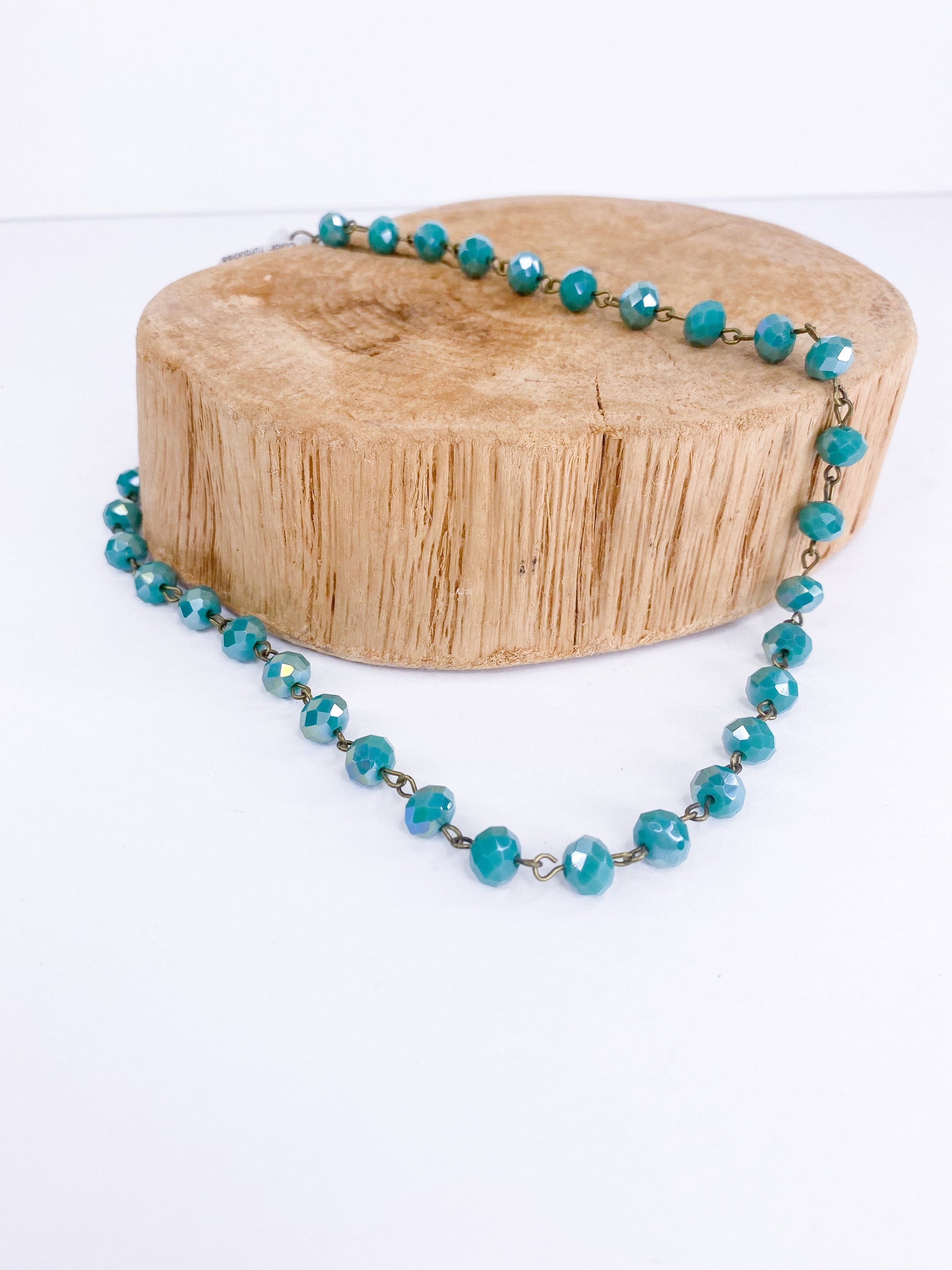 Necklaces Crystal Choker Turquoise